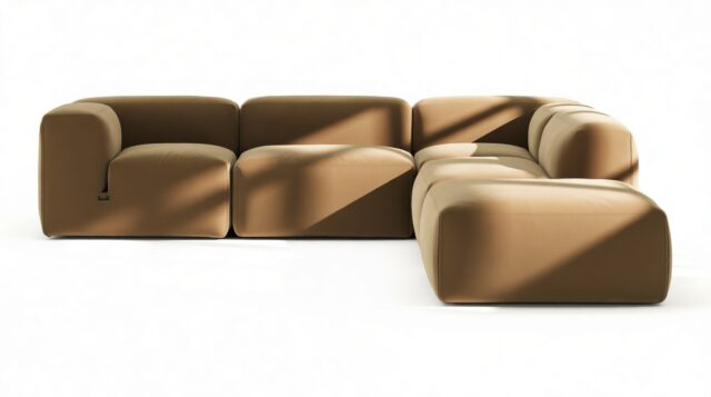 The Le Mura – Old Gold Velvet, Right Corner