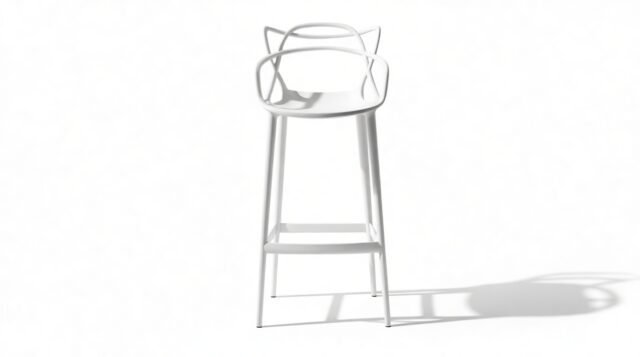 The Masters – White, Bar Stool