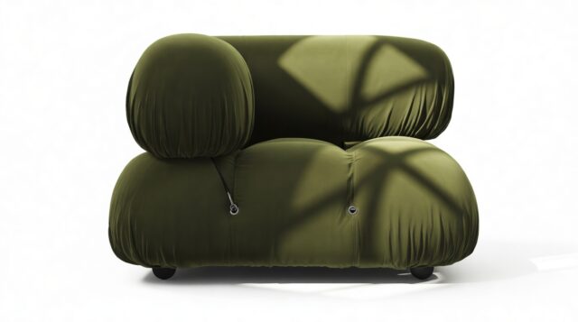 The Bellini – Thyme Luxe Velvet, Left Corner