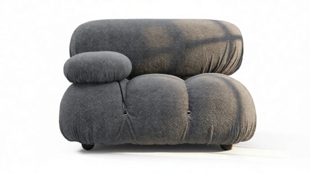 The Bellini – Gray Boucle, Left Arm