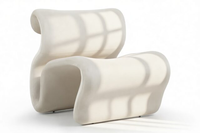 The Etcetera – Champagne Velvet, Accent Chair