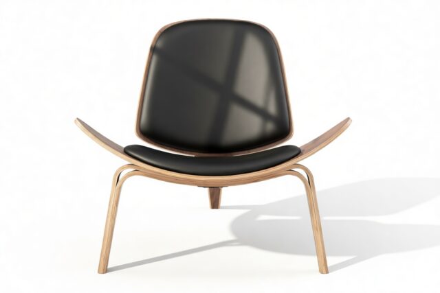 The Shell – Walnut and Black Premium Leather