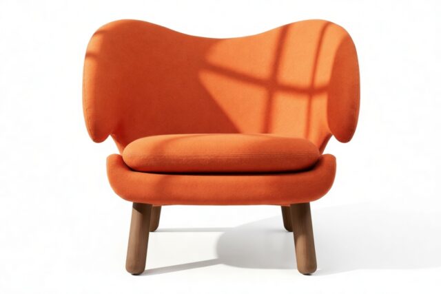 The Pelican – Orange Wool