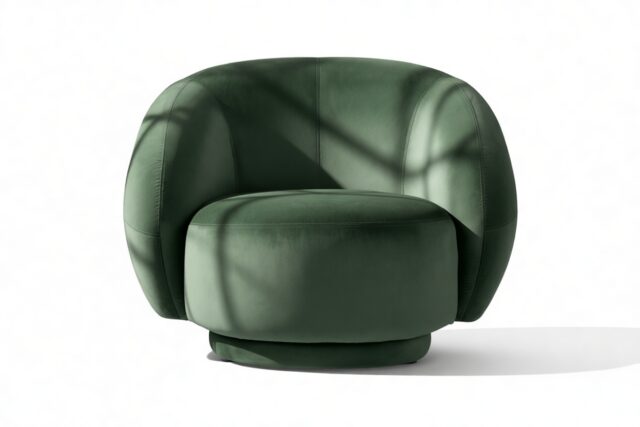 The Julep – Empress Green Velvet, Lounge Chair