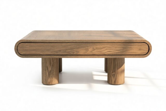 The Rivière – Walnut, Side Table