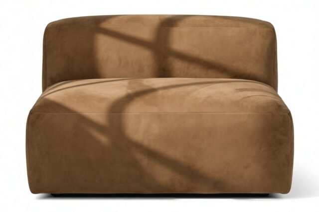 The Le Mura – Brown Vegan Suede, Armless