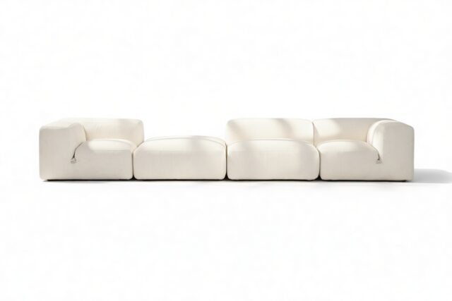 The Le Mura – Natural Linen, Four Seater (Left)