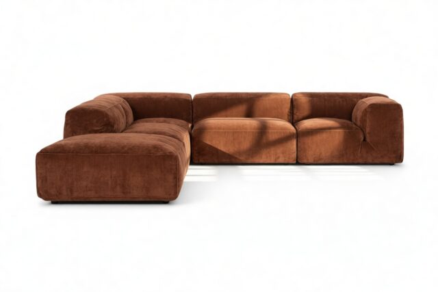 The Le Mura – Rust Chenille, Left Corner