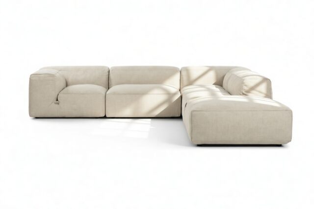 The Le Mura – Natural Linen, Right Corner