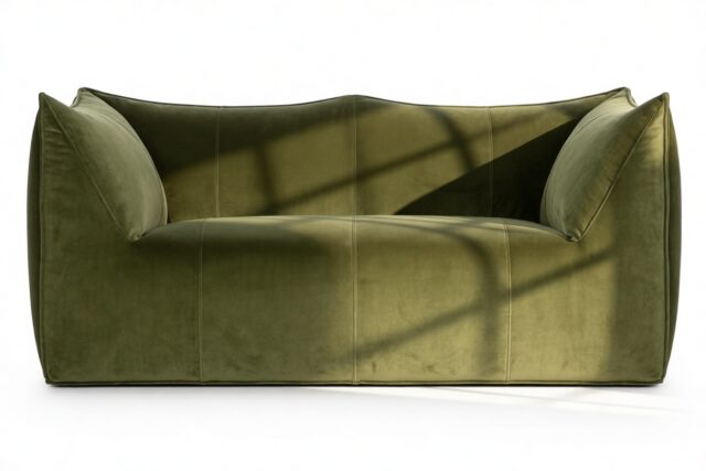 The Bambole – Thyme Luxe Velvet, Two Seater Sofa