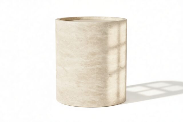 The Torre – Travertine, Side Table