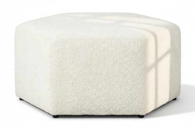 The On the Rocks – White Textured Chenille, Seat Section 1