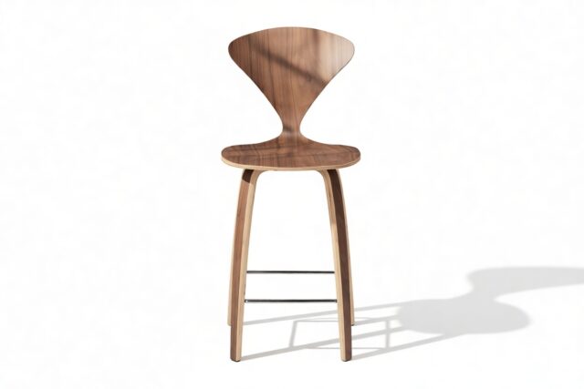 The Norman – Walnut, Counter Stool