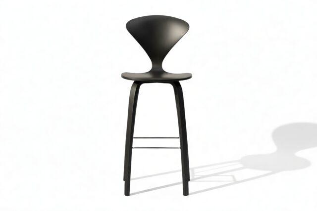 The Norman – Black, Bar Stool