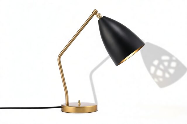The Grasshopper – Black, Table Lamp