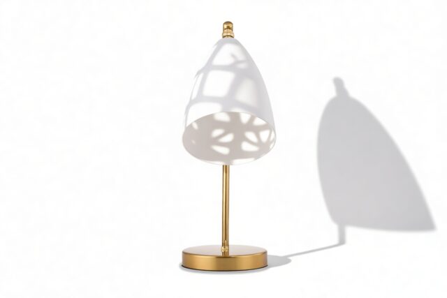 The Grasshopper – White, Table Lamp