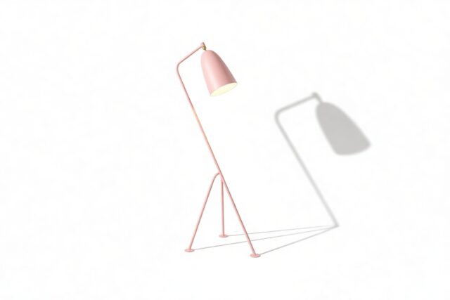 The Grasshopper – Pink, Floor Lamp