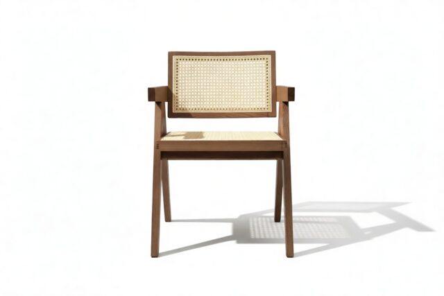 The Jeanneret Armchair – Walnut, Armchair