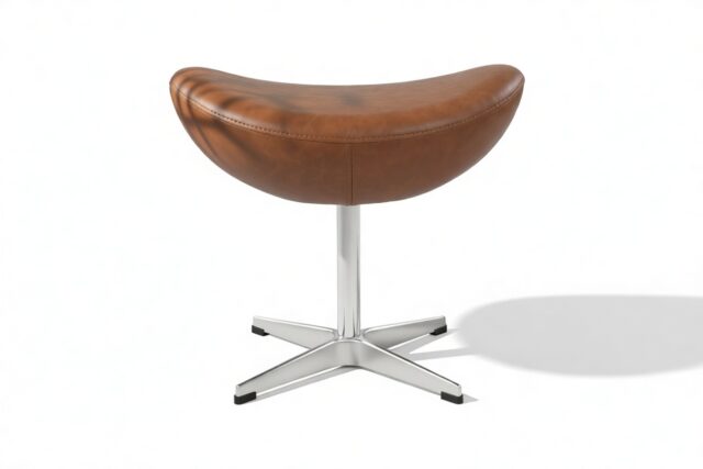 The Jacobsen – Tan Premium Leather, Ottoman