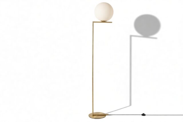 The IC – Brass, Floor Lamp