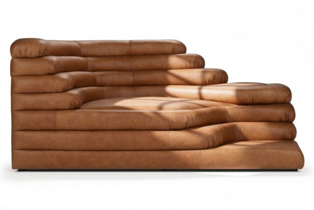 The Terrazza – Tan Vegan Leather, Left Arm