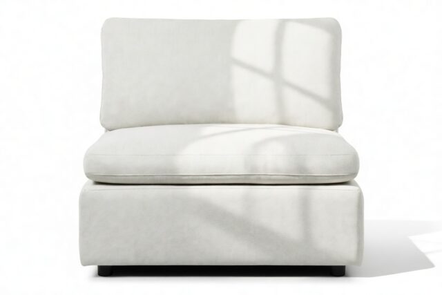 The Ciel – White Linen, Armless Module
