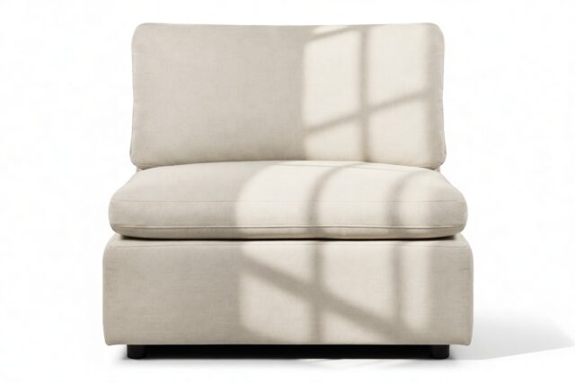 The Ciel – Beige Linen, Armless Module