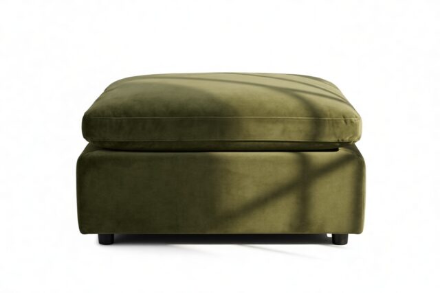 The Ciel – Spruce Luxe Velvet, Ottoman