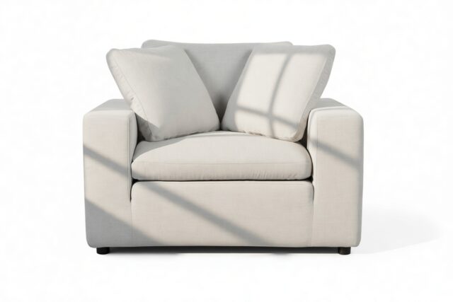 The Ciel – Dove Linen, Lounge Chair