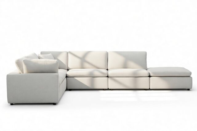 The Ciel – Dove Linen, Sectional (Left Corner)