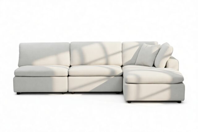 The Ciel – Dove Linen, Sectional (Right Chaise)
