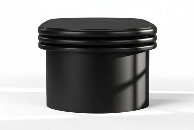 The Pasquale – Black, Oval Coffee Table