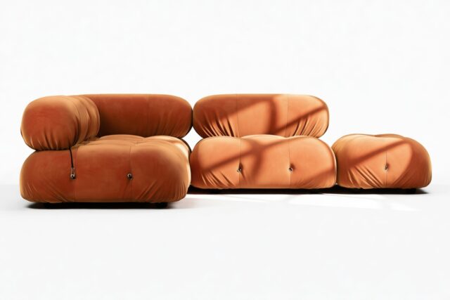 The Bellini – Spice Velvet, Sectional (Small Left Corner)