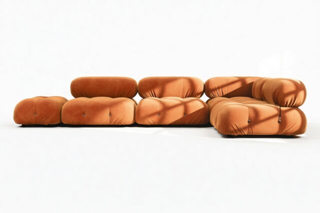 The Bellini – Spice Velvet, Sectional (Right Corner)