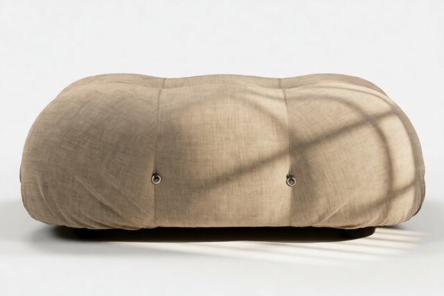 The Bellini – Cappuccino Brown Chenille, Ottoman