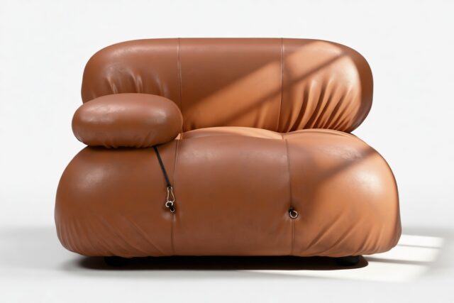 The Bellini – Tan Premium Leather, Left Arm