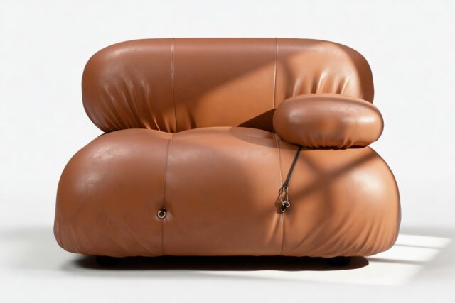 The Bellini – Tan Premium Leather, Right Arm