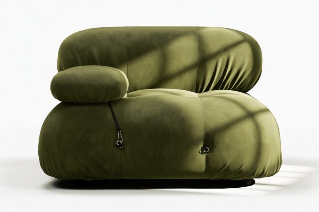 The Bellini – Thyme Luxe Velvet, Left Arm