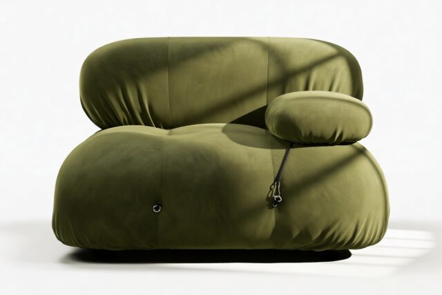 The Bellini – Thyme Luxe Velvet, Right Arm