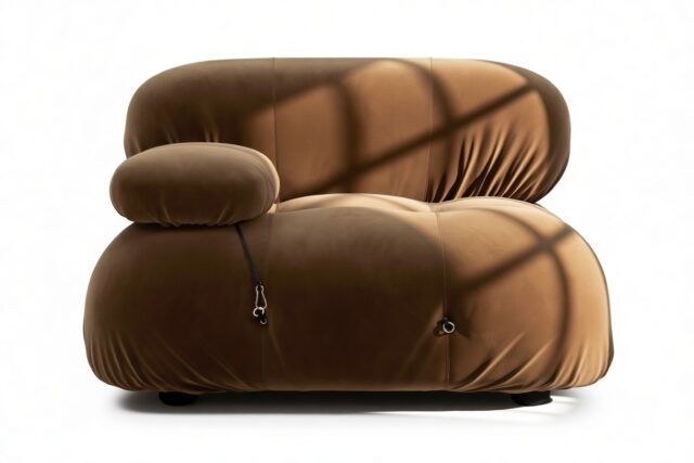 The Bellini – Mocha Velvet, Left Arm