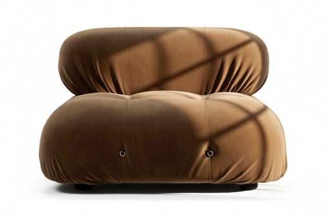 The Bellini – Mocha Velvet, Armless Module