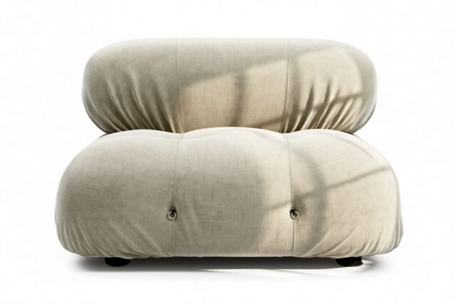 The Bellini – Beige Gray Chenille, Armless Module