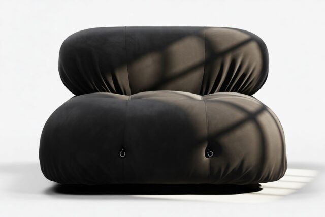 The Bellini – Black Velvet, Armless Module