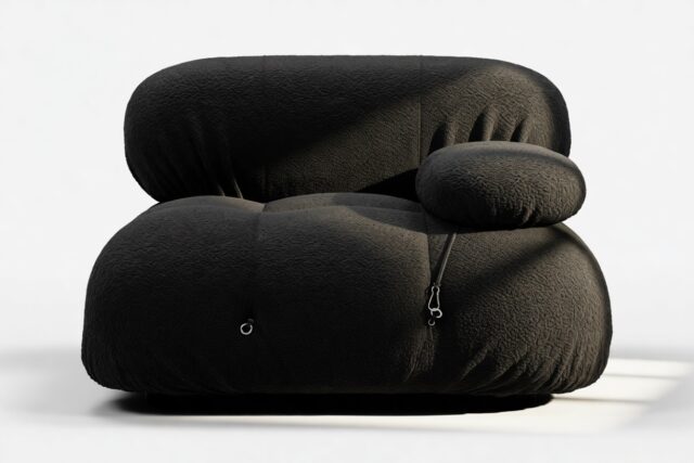 The Bellini – Black Boucle, Right Arm