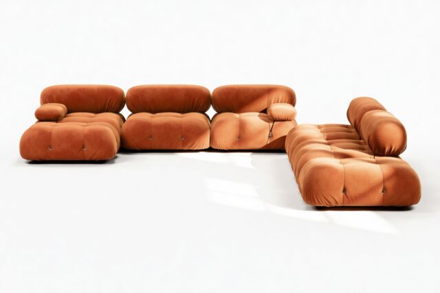 The Bellini – Spice Velvet, Sectional (Large Right Corner)