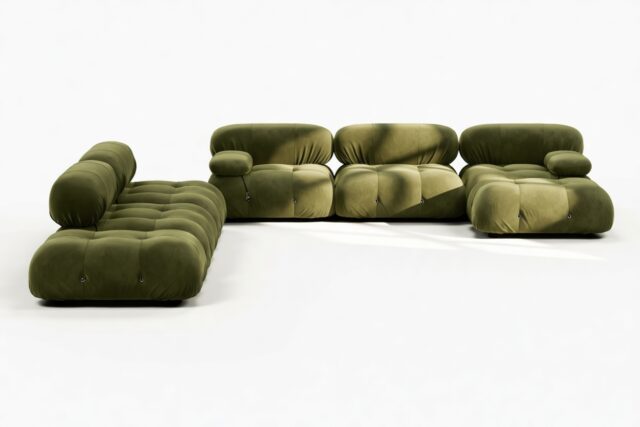 The Bellini – Thyme Luxe Velvet, Sectional (Large Left Corner)