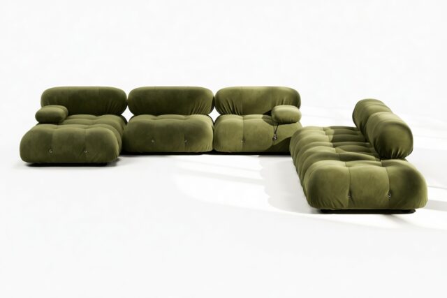 The Bellini – Thyme Luxe Velvet, Sectional (Large Right Corner)