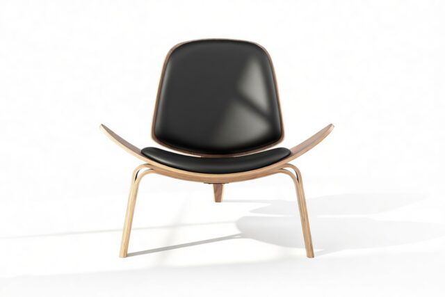 The Shell – Walnut and Black Premium Leather