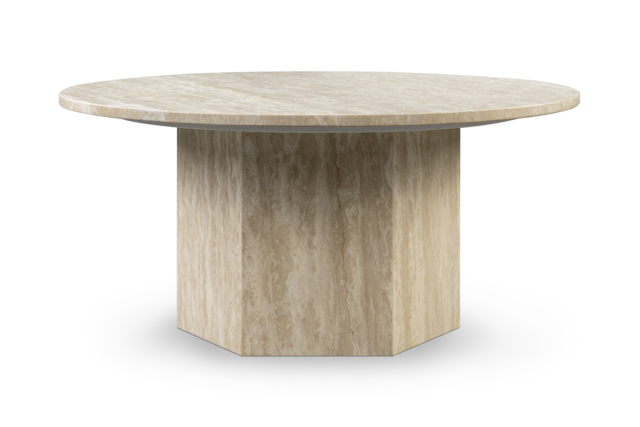 The Viola – Travertine, Medium Coffee Table