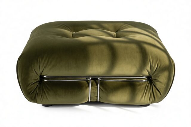 The Soriana – Thyme Luxe Velvet, Ottoman